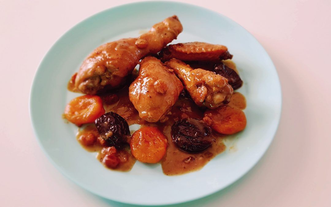 Pollo con ciruelas leccion