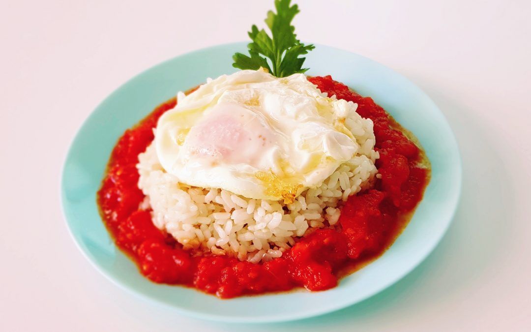 Arroz a la cubana leccion