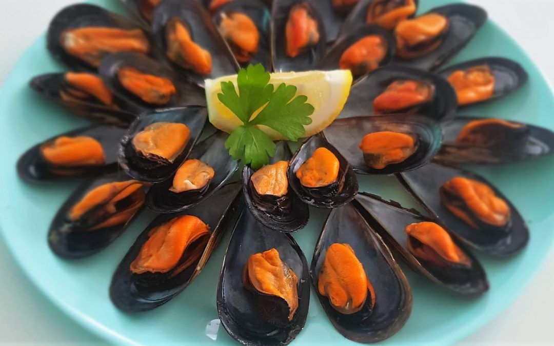 Mejillones al vapor leccion